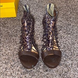 Leopard Heels